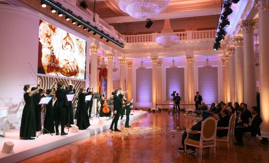 A concert ahead of an informal lunch for the heads of BRICS delegations held as part of the 16th BRICS summit in Kazan. Location: Russia, Republic of Tatarstan, Kazan. Author: Alexandr Kryazhev. 16th BRICS Summit. Informal lunch for the heads of BRICS delegations