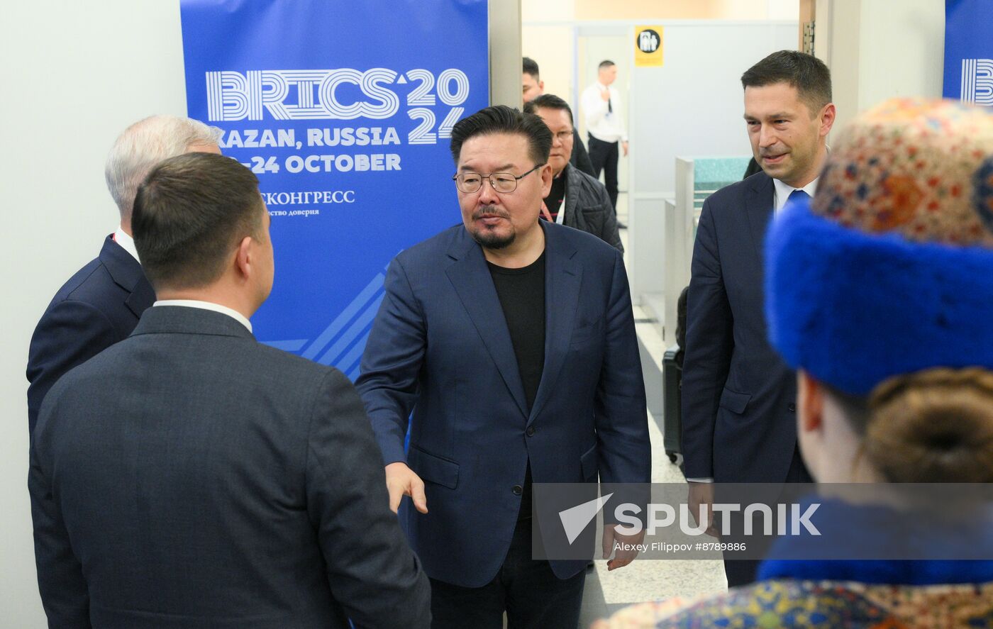 16th BRICS Summit. Head of the Presidential Administration of Mongolia Gombojavyn Zandanshatar arrives in Kazan