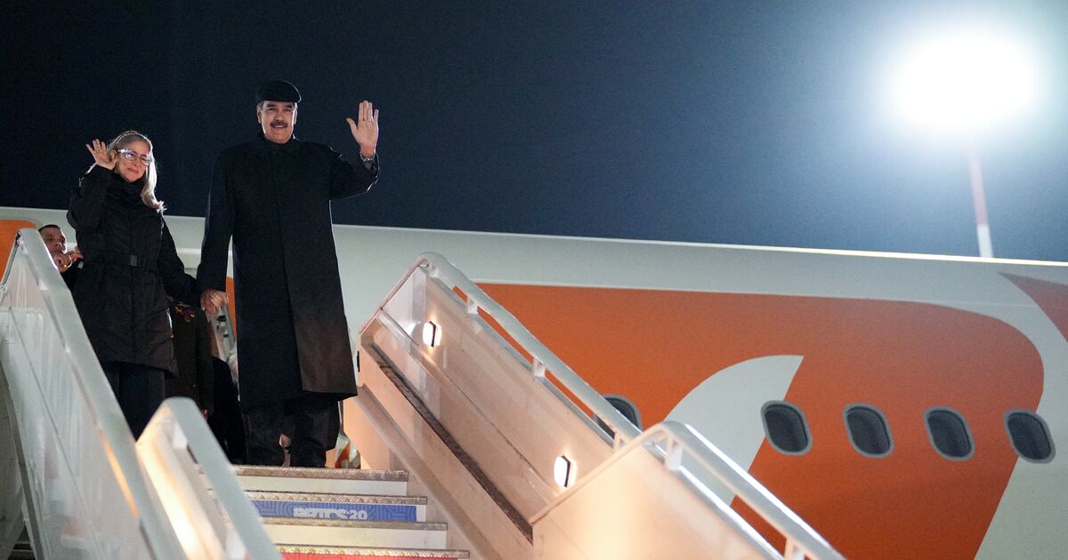 16th BRICS Summit. President of Venezuela Nicolas Maduro arrives in