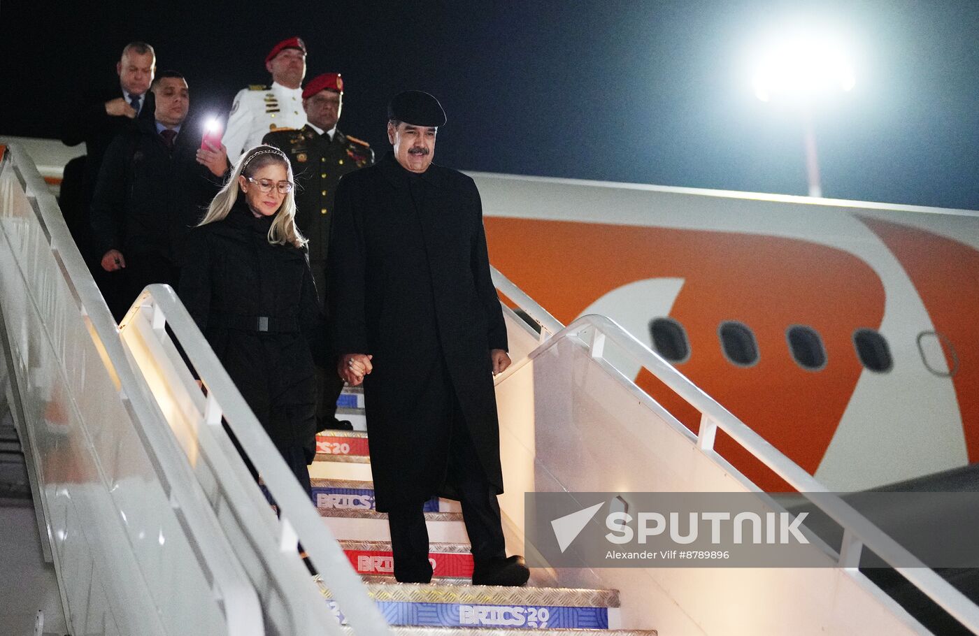 16th BRICS Summit. President of Venezuela Nicolas Maduro arrives in Kazan