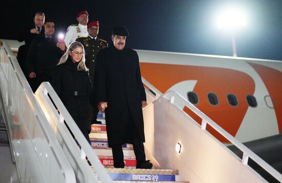 16th BRICS Summit. President of Venezuela Nicolas Maduro arrives in Kazan