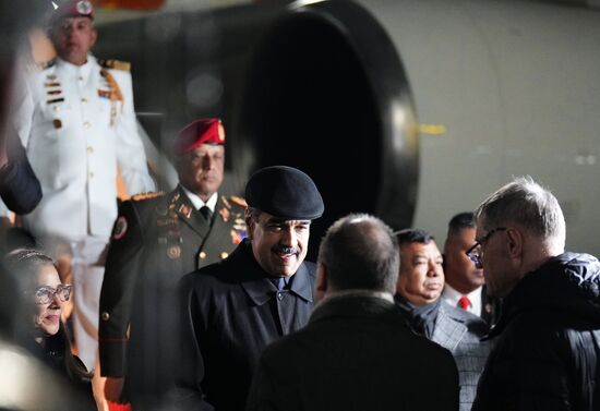 16th BRICS Summit. President of Venezuela Nicolas Maduro arrives in Kazan