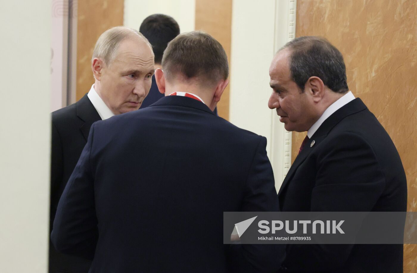 16th BRICS Summit. Russian President Vladimir Putin meets with Egyptian President Abdel Fattah El-Sisi