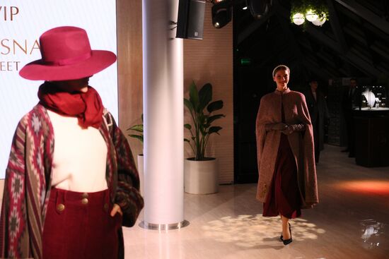 A fashion show held as part of the women's program of the 16th BRICS Summit in Kazan. Location: Russia, Republic of Tatarstan, Kazan. Author: Vladimir Astapkovich. 16th BRICS Summit. Women's program