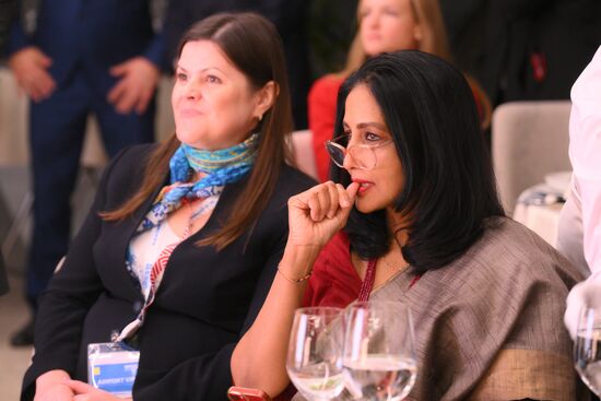 Foreign Secretary of Sri Lanka Aruni Wijewardane during the events of the women's program of the 16th BRICS Summit in Kazan. Location: Russia, Republic of Tatarstan, Kazan. Author: Vladimir Astapkovich. 16th BRICS Summit. Women's program