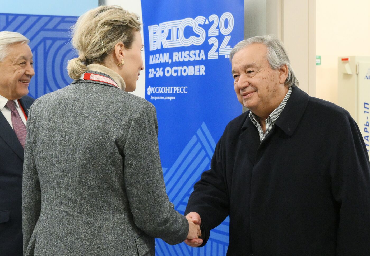 16th BRICS Summit. UN Secretary-General Antonio Guterres arrives in Kazan