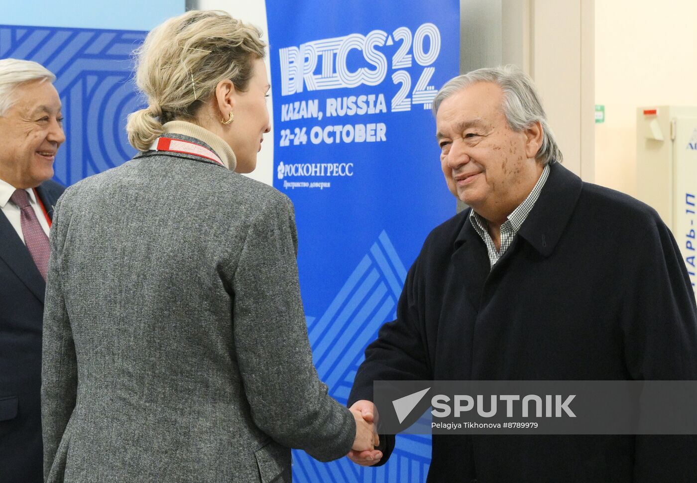 16th BRICS Summit. UN Secretary-General Antonio Guterres arrives in Kazan