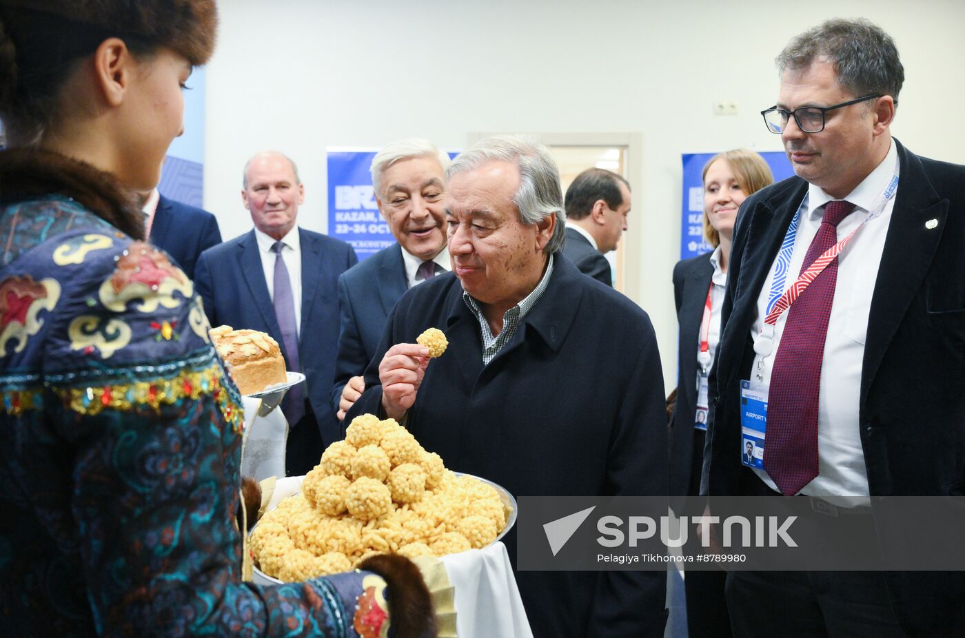 16th BRICS Summit. UN Secretary-General Antonio Guterres arrives in Kazan