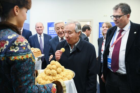 16th BRICS Summit. UN Secretary-General Antonio Guterres arrives in Kazan