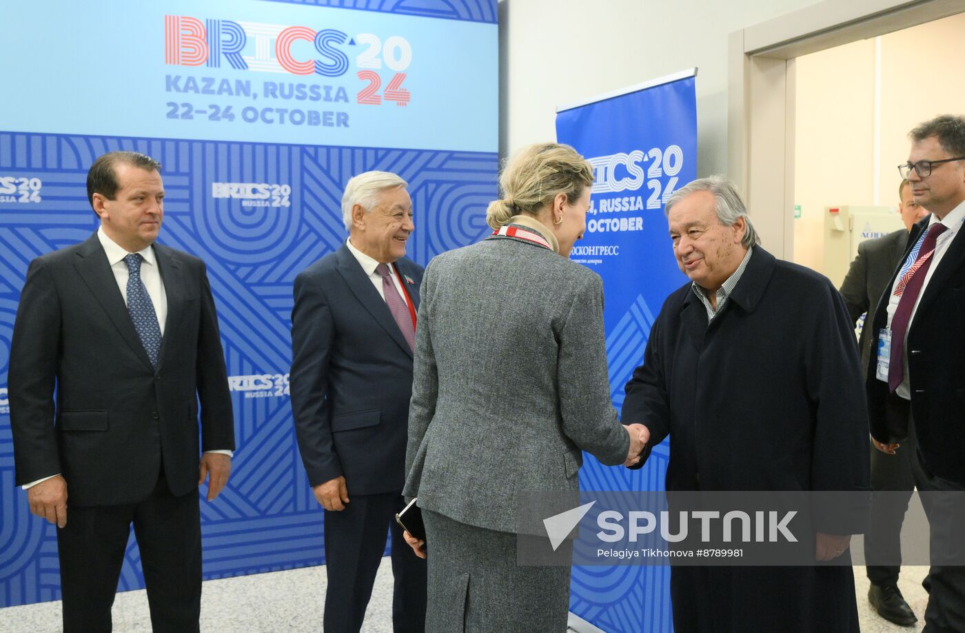 16th BRICS Summit. UN Secretary-General Antonio Guterres arrives in Kazan