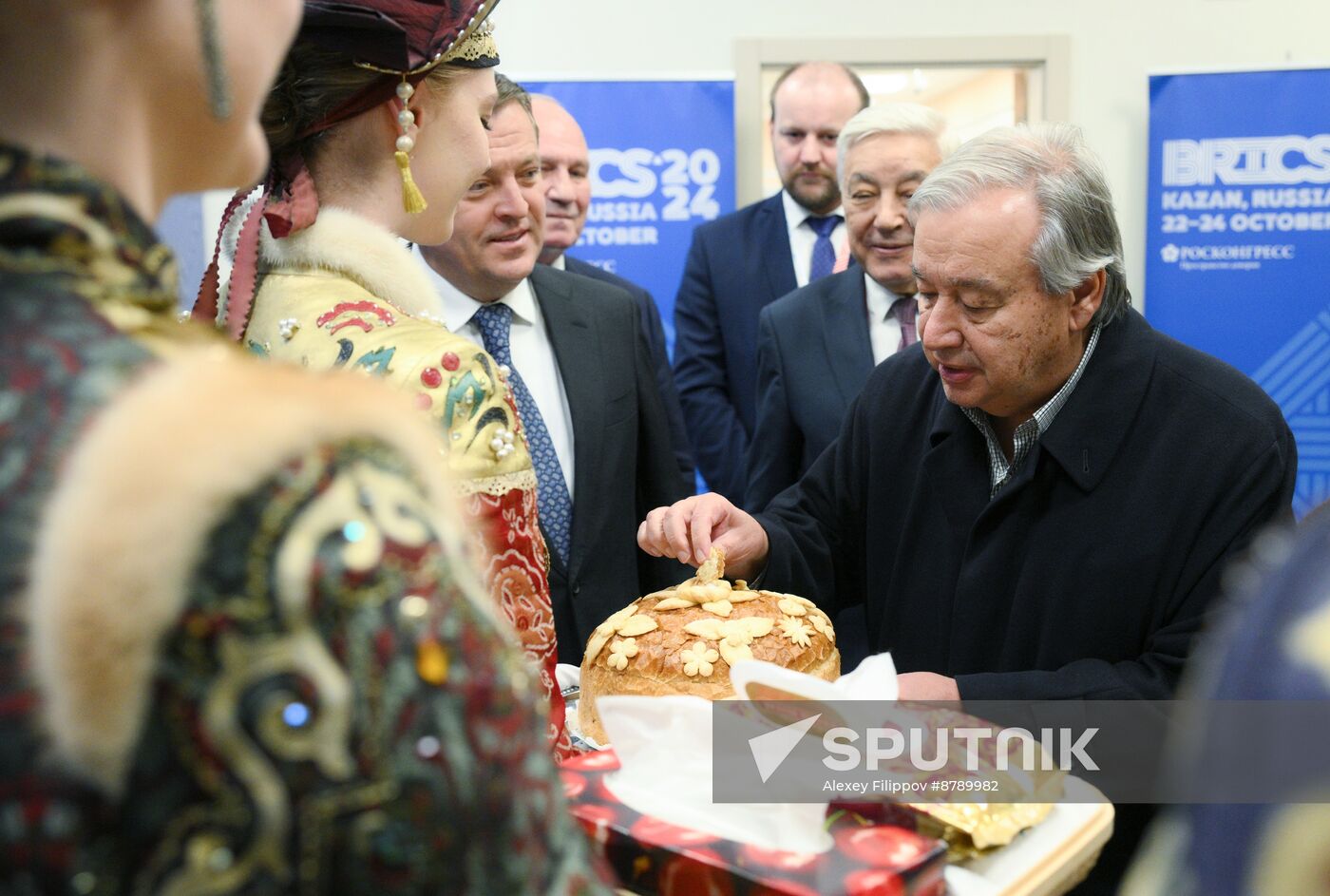 16th BRICS Summit. UN Secretary-General Antonio Guterres arrives in Kazan