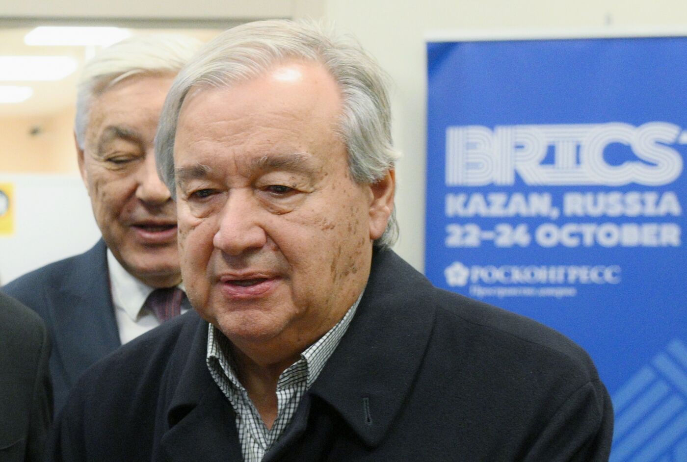 16th BRICS Summit. UN Secretary-General Antonio Guterres arrives in Kazan