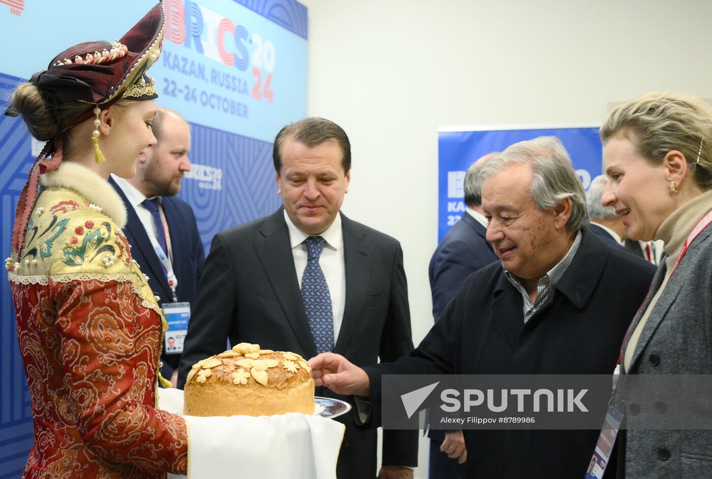 16th BRICS Summit. UN Secretary-General Antonio Guterres arrives in Kazan