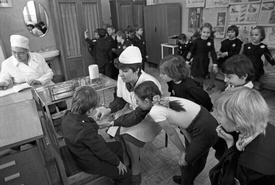 Preparatory class at Moscow School No. 246