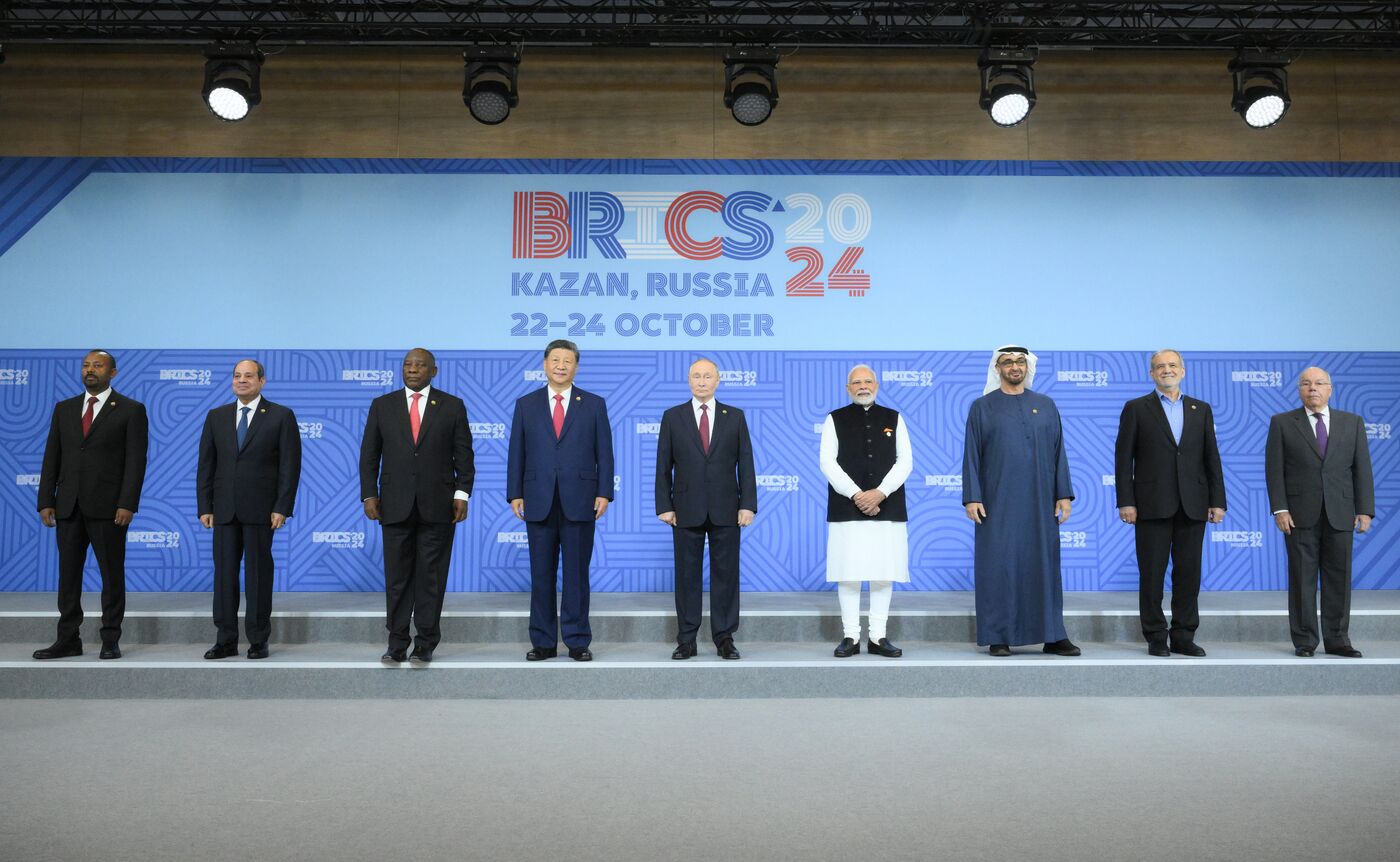 16th BRICS summit. Group photo of heads of delegation