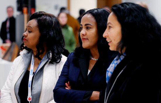 Participants during events of the women's program of the XVI BRICS summit in Kazan. Center: Zinash Tayachew, Representative of the Organization of African First Ladies, the Prime Minister of Ethiopia's wife. Location: Russia, Republic of Tatarstan, Kazan. Author: Alexey Maishev. 16th BRICS Summit. Women's program
