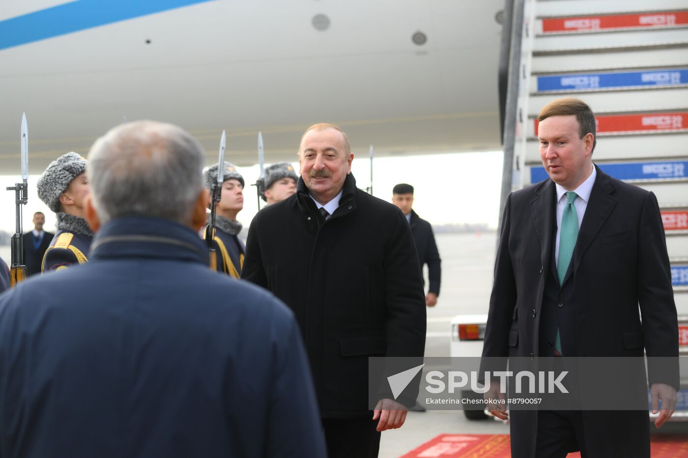 16th BRICS summit. President of Azerbaijan Ilham Aliyev arrives in Kazan