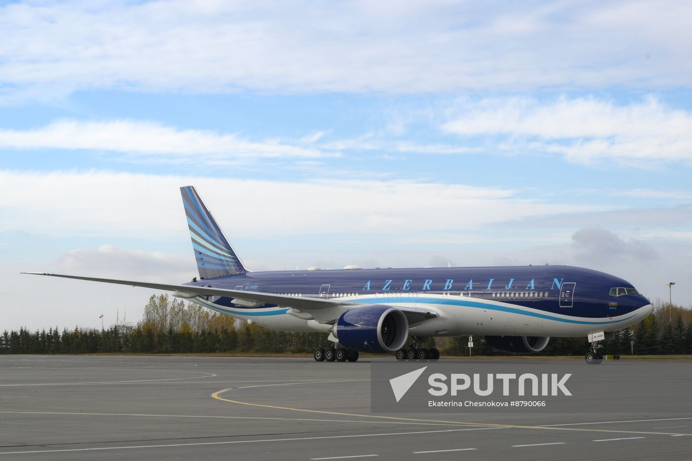 16th BRICS summit. President of Azerbaijan Ilham Aliyev arrives in Kazan