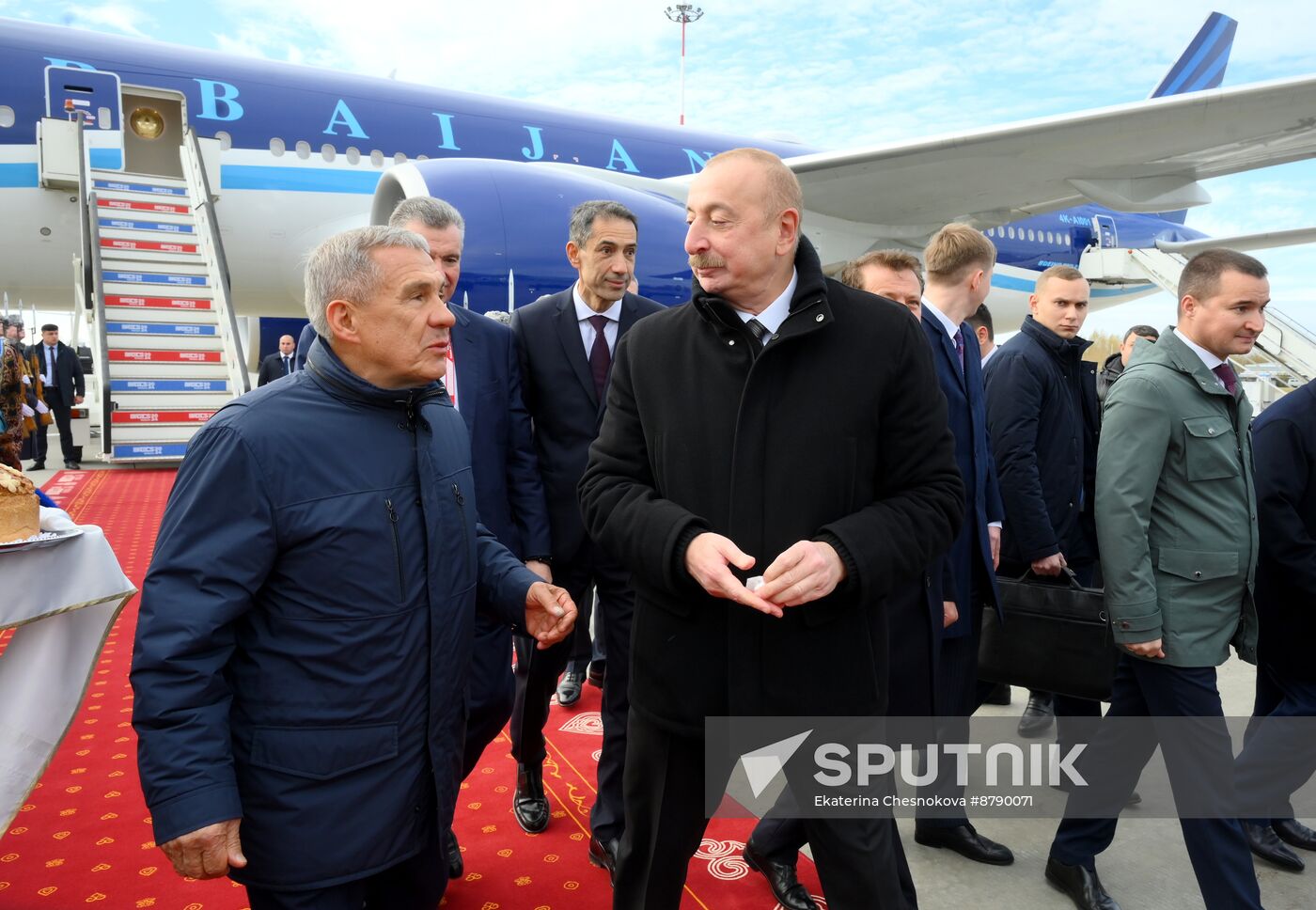 16th BRICS summit. President of Azerbaijan Ilham Aliyev arrives in Kazan