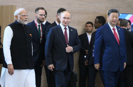 16th BRICS summit. Group photo of heads of delegation