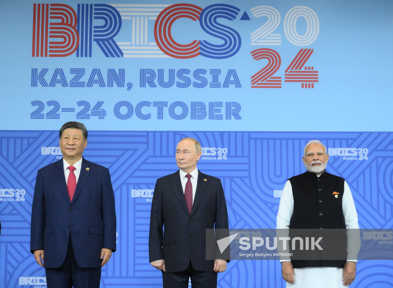 16th BRICS summit. Group photo of heads of delegation