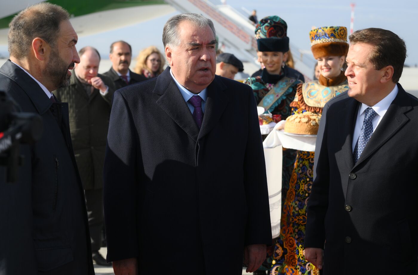 16th BRICS summit. President of Tajikistan Emomali Rahmon arrives in Kazan