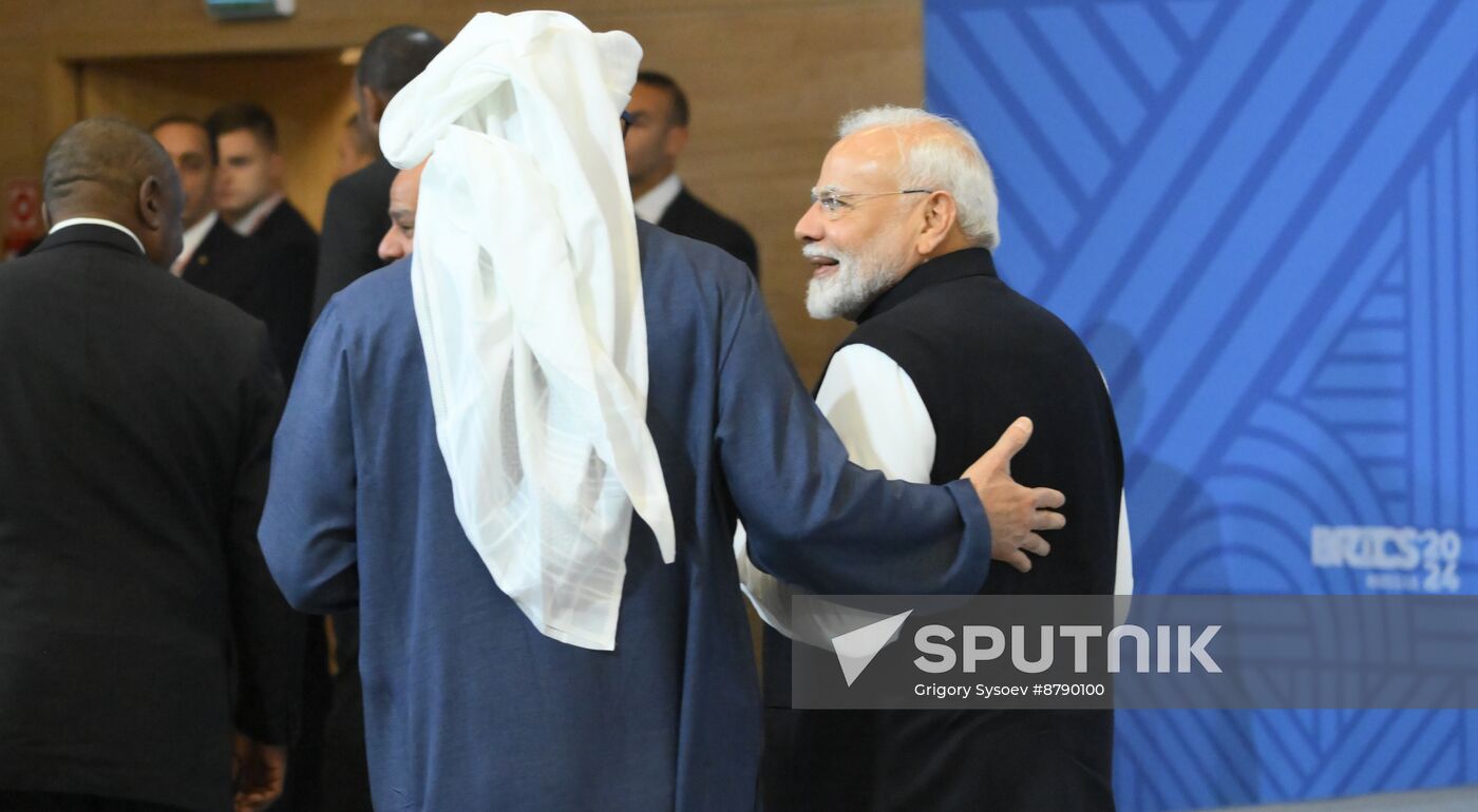 16th BRICS summit. Group photo of heads of delegation