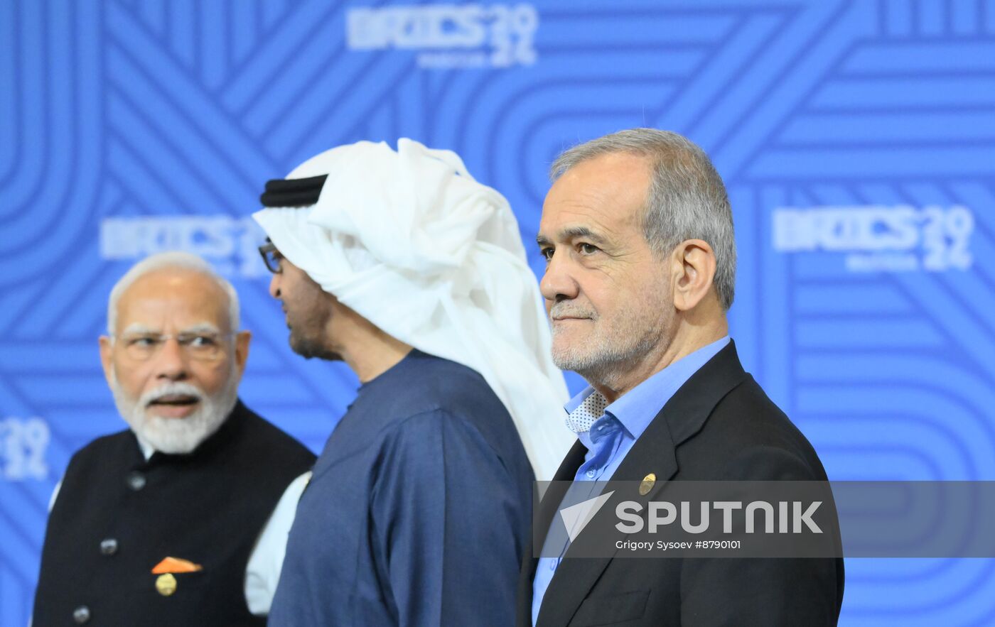 16th BRICS summit. Group photo of heads of delegation