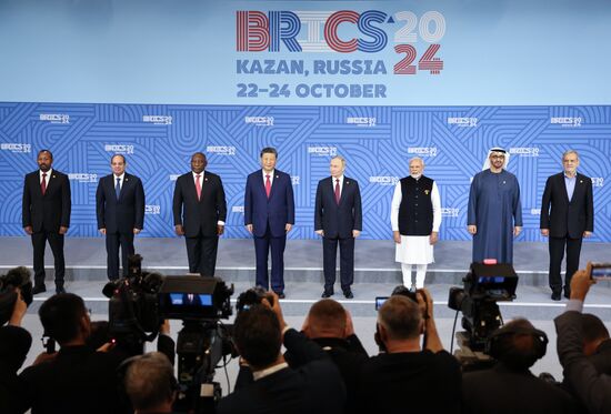 16th BRICS summit. Group photo of heads of delegation