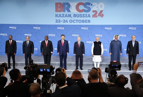 16th BRICS summit. Group photo of heads of delegation