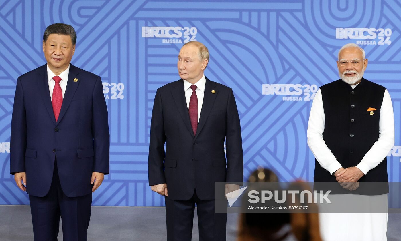 16th BRICS summit. Group photo of heads of delegation