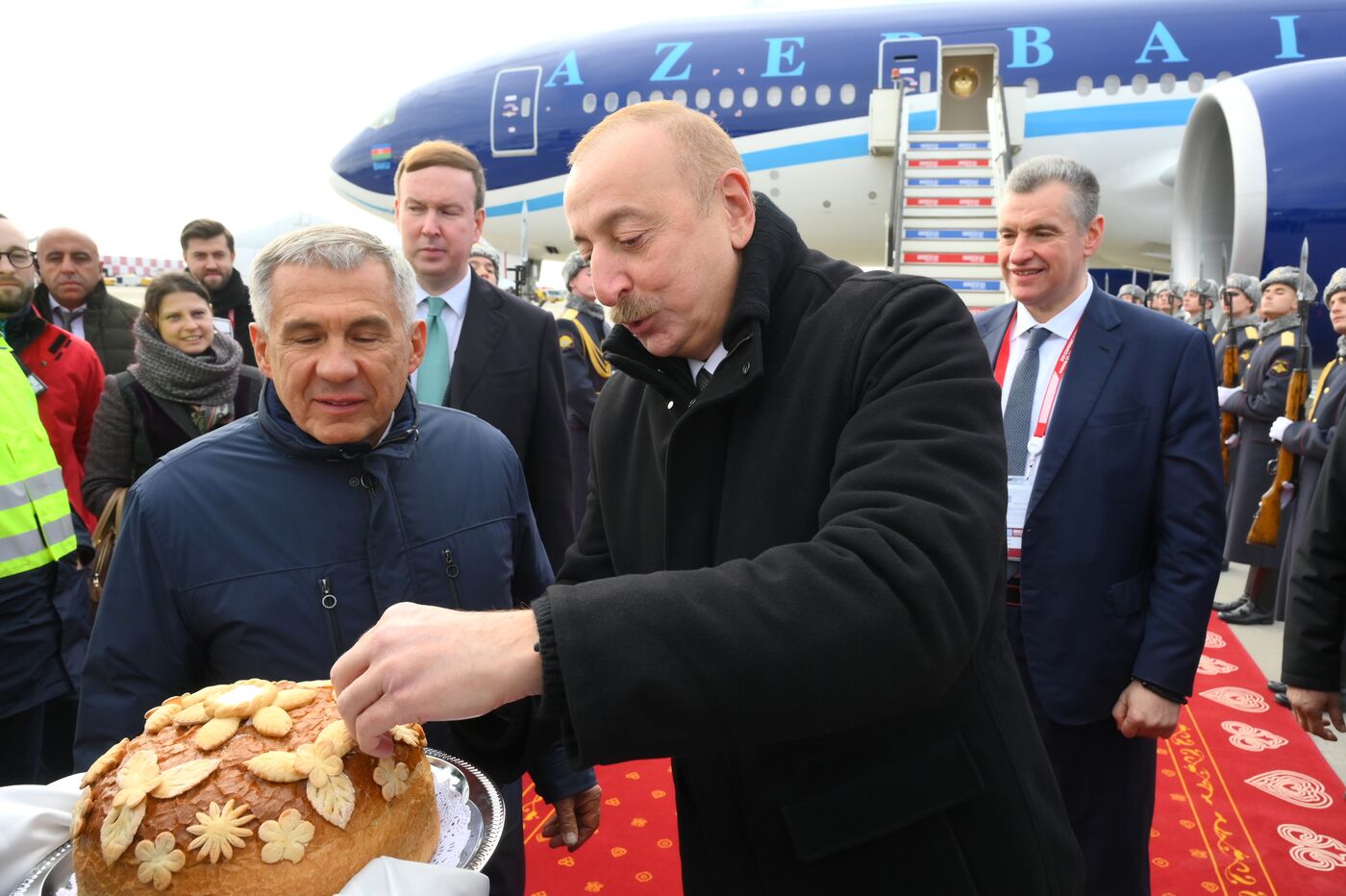 16th BRICS summit. President of Azerbaijan Ilham Aliyev arrives in Kazan