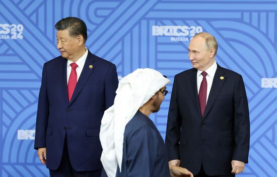 16th BRICS summit. Group photo of heads of delegation