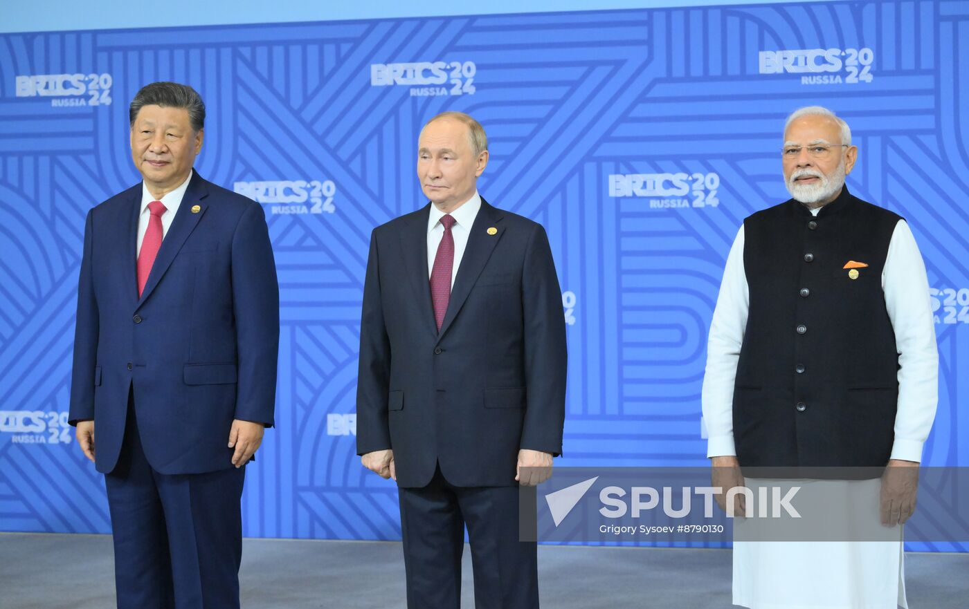 16th BRICS summit. Group photo of heads of delegation