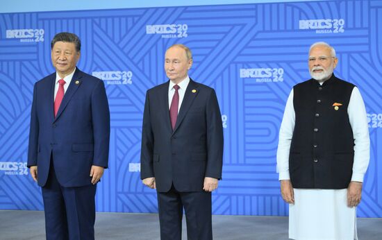 16th BRICS summit. Group photo of heads of delegation