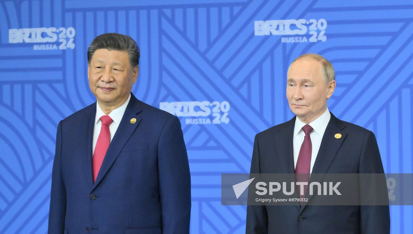 16th BRICS summit. Group photo of heads of delegation