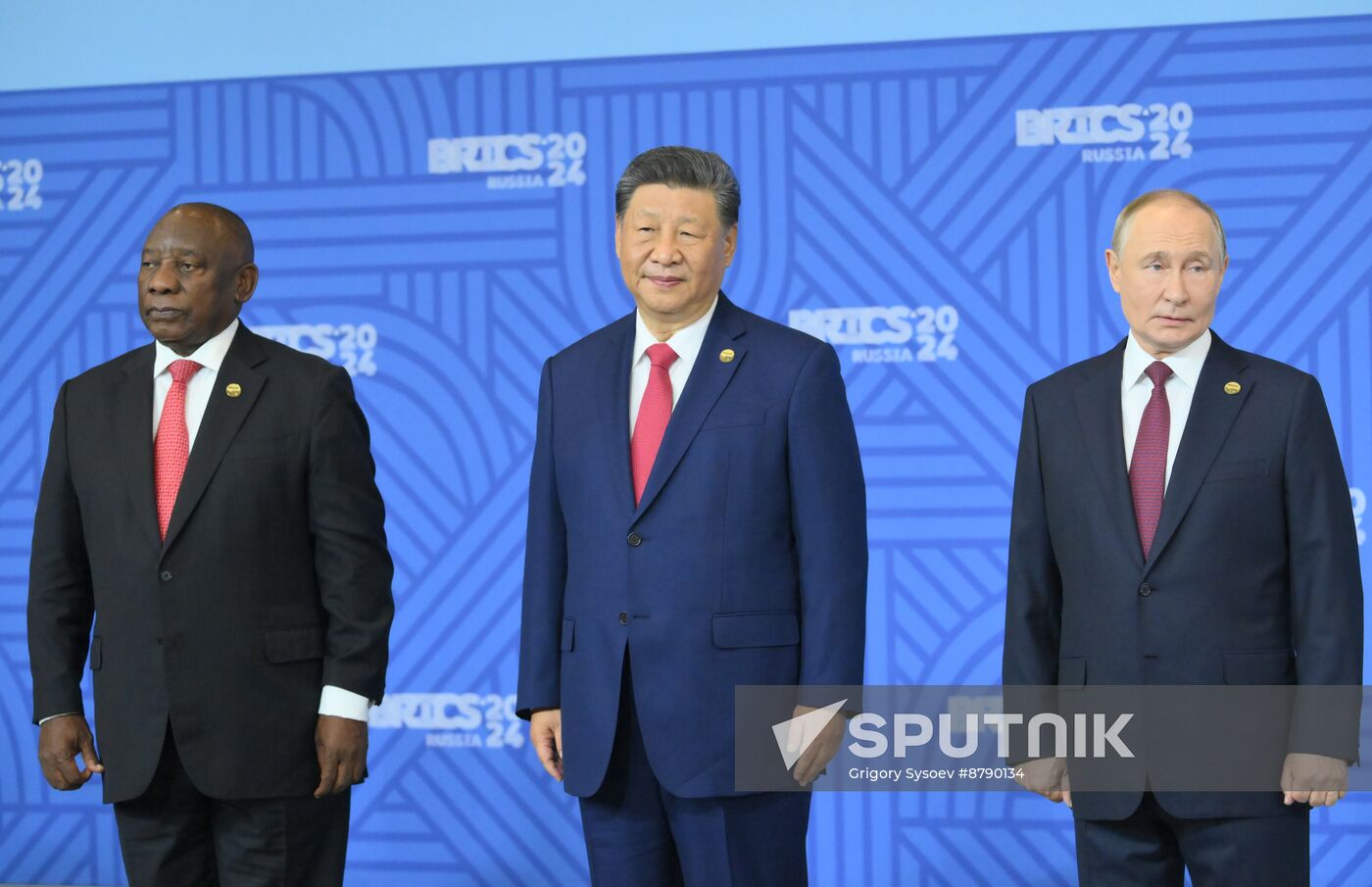 16th BRICS summit. Group photo of heads of delegation