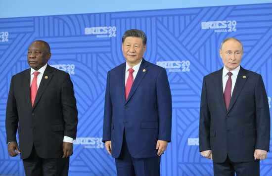 16th BRICS summit. Group photo of heads of delegation