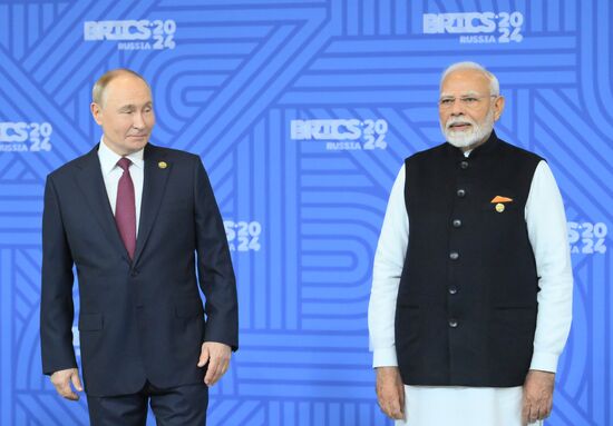 16th BRICS summit. Group photo of heads of delegation