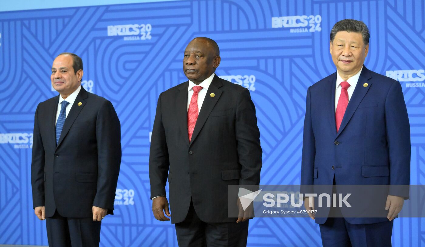 16th BRICS summit. Group photo of heads of delegation