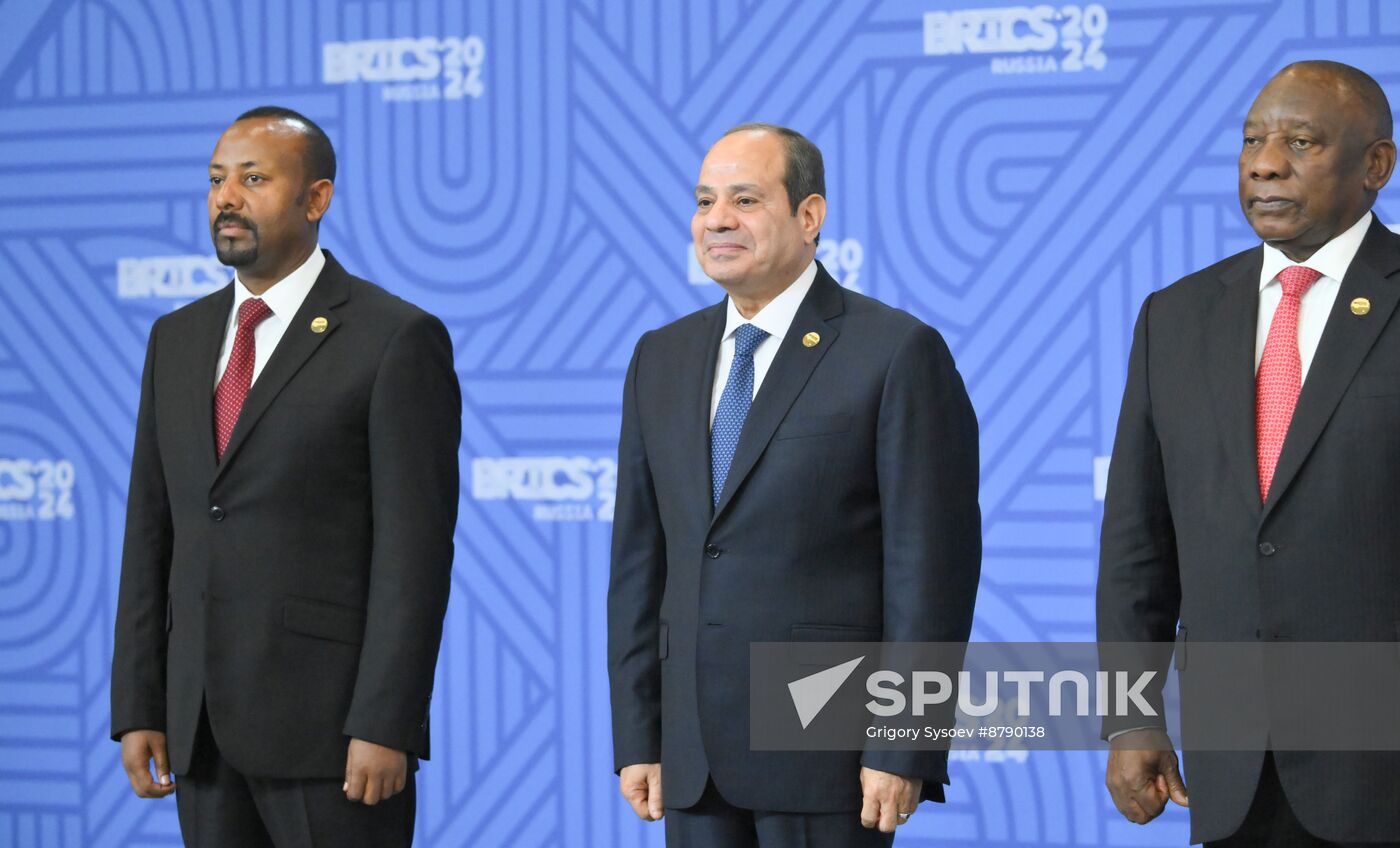 16th BRICS summit. Group photo of heads of delegation