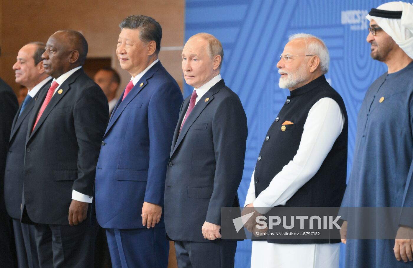 16th BRICS summit. Group photo of heads of delegation