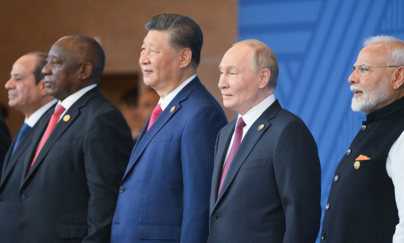 16th BRICS summit. Group photo of heads of delegation