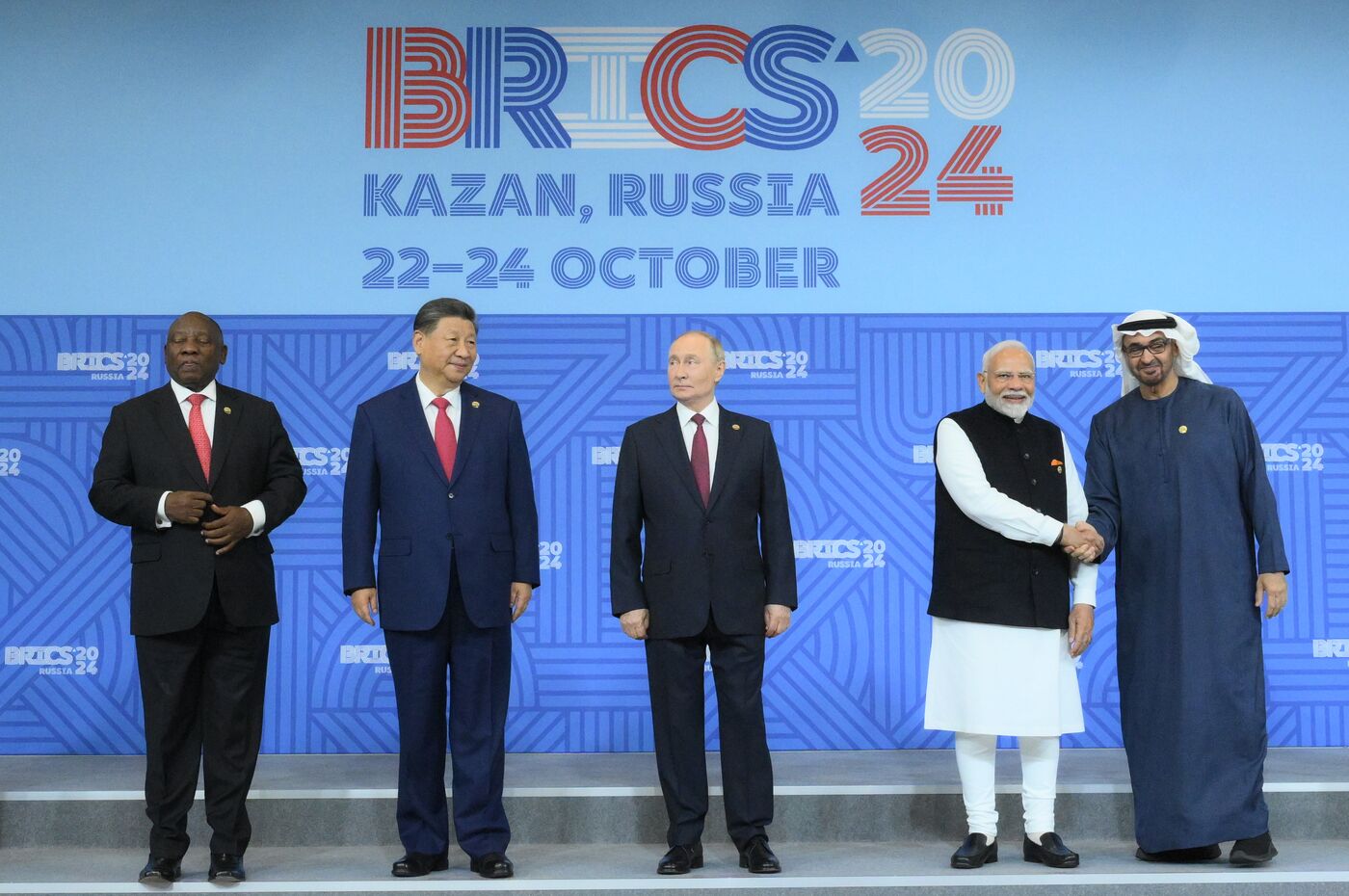 16th BRICS summit. Group photo of heads of delegation