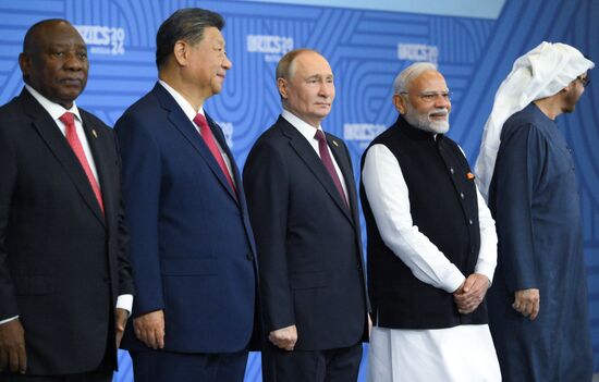 16th BRICS summit. Group photo of heads of delegation