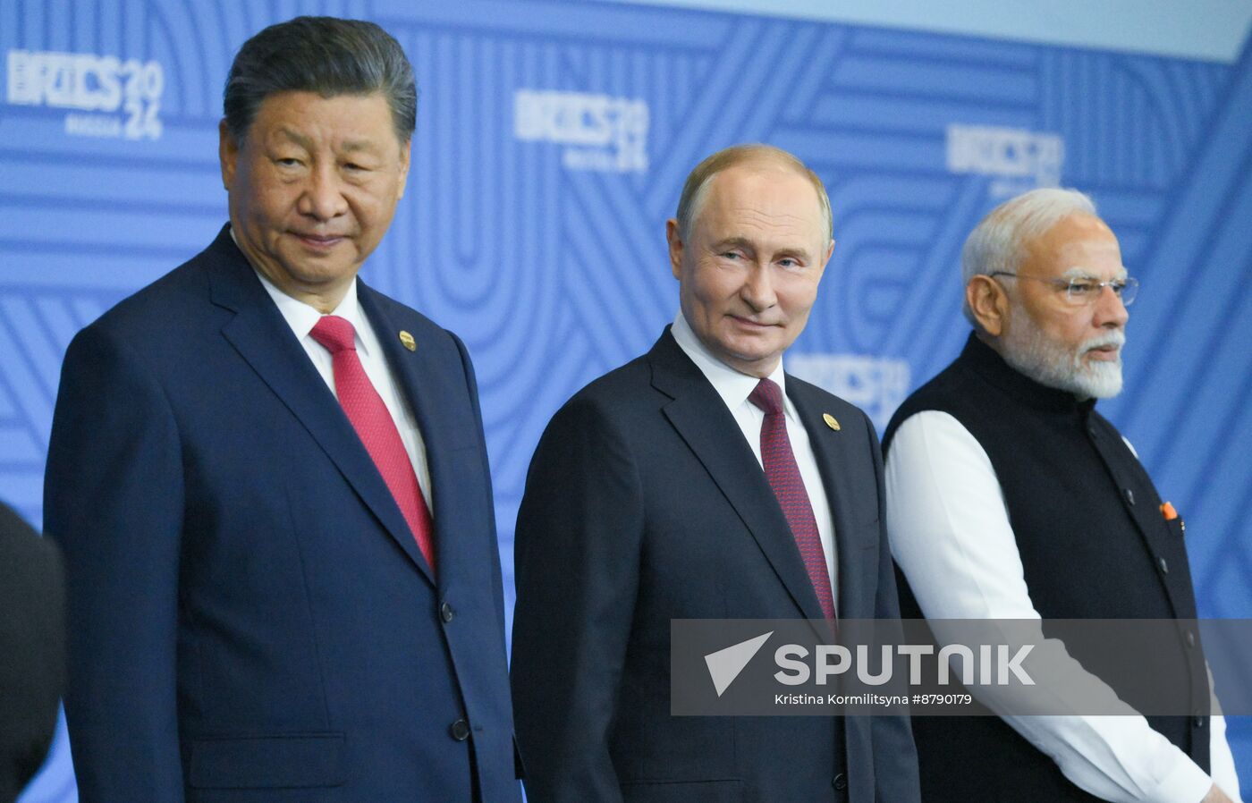 16th BRICS summit. Group photo of heads of delegation