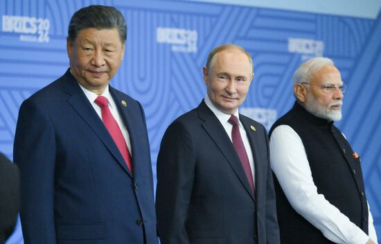 16th BRICS summit. Group photo of heads of delegation