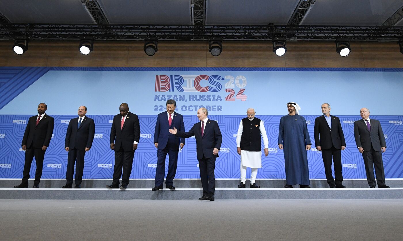 16th BRICS summit. Group photo of heads of delegation