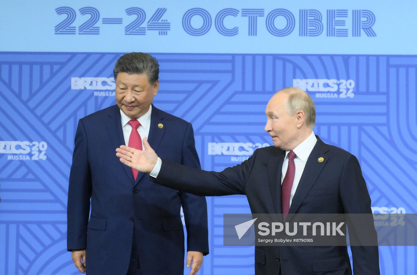 16th BRICS summit. Group photo of heads of delegation