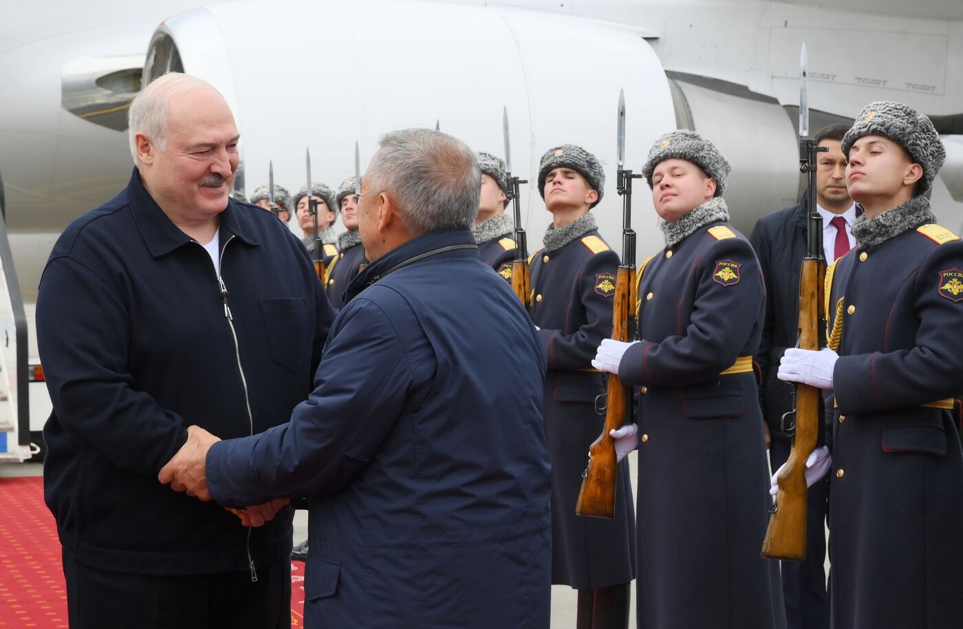 16th BRICS summit. President of Belarus Alexander Lukashenko arrives in Kazan